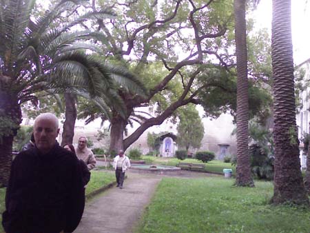 Interno Osp. Incurabili_Chiostro con albero secolare 3